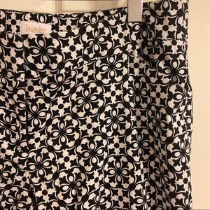 Laundry black and white pants